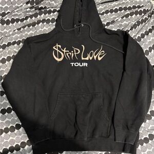 KAROL G Black Strip Love Tour Hoodie